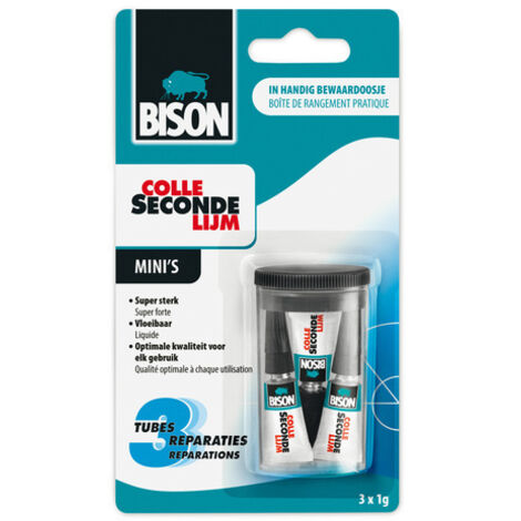 Bison BI-6309066 Secondelijm Mini 3x1 Gram