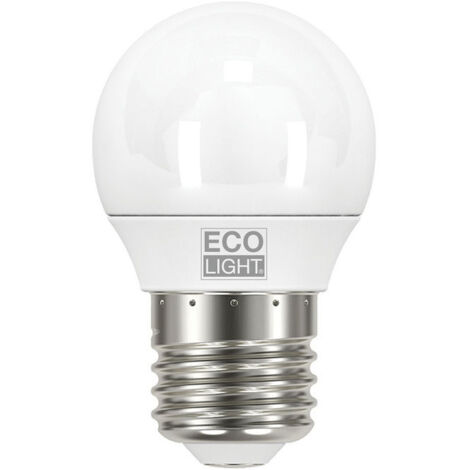 Bisonte Lampadina Led Sfera E27 8W=60W 806lm 6400k