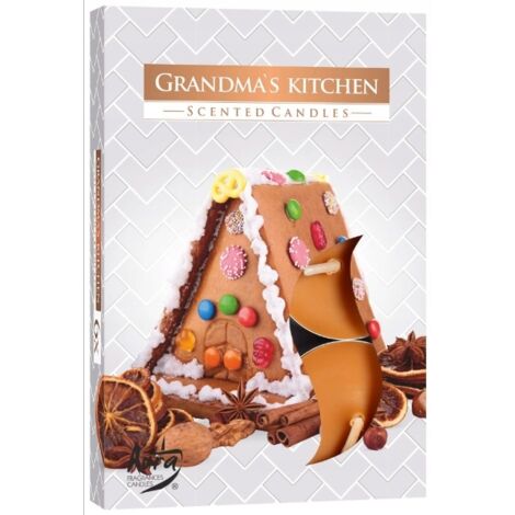 BISPOL Grandma's Kitchen Duftteelichter 6 Stück