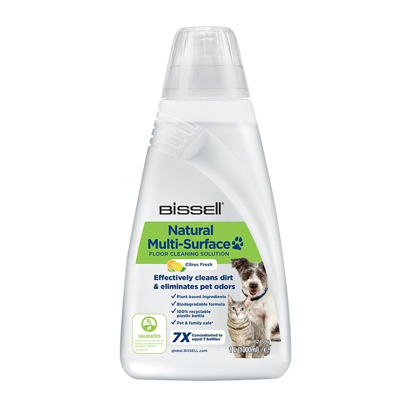 Liquide nettoyant naturel multi-surfaces pour animaux de compagnie 1000 ml - Bissell