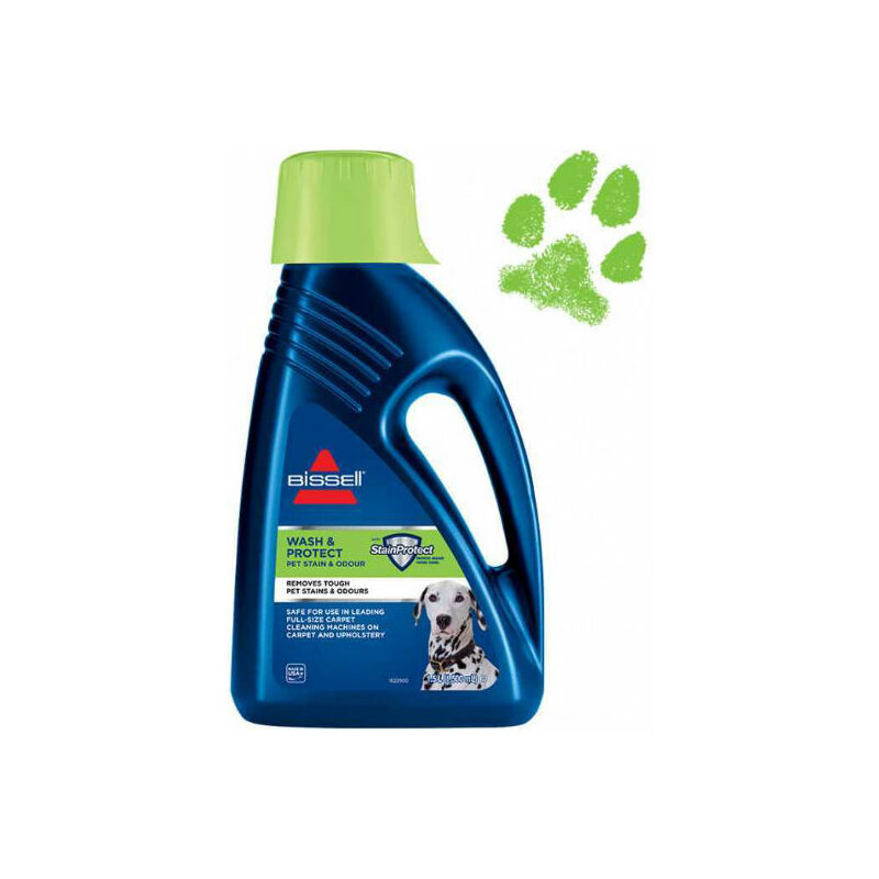 Bissell 8135 48F3N Big Green Pulitore per Tappezzeria con Formula  Detergente WasheProtect Pet per Tappezzeria 1.5 Litri