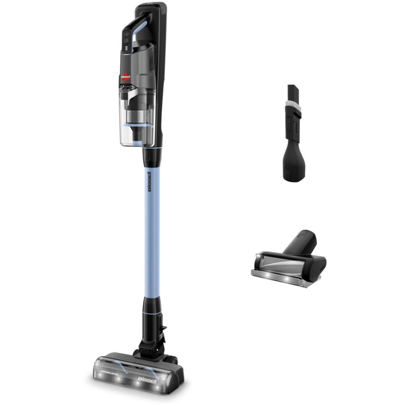 Bissell PowerClean Furfinder Select Battery Dry HEPA Bagless 200 W Black, Light Blue