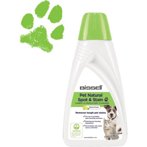 BISSELL Solution de nettoyage Natural Spot&Stain Pet Port. Tapis 1L