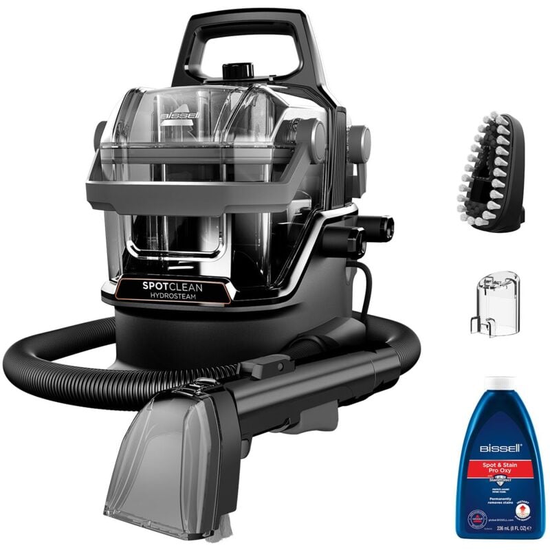 Image of BISSELL SpotClean HydroSteam Aspirapolvere Vapore Pulitore Macchie Persistenti Vapore, Lava e Aspira Lavapavimenti Multisuperficie Modalità Vapore