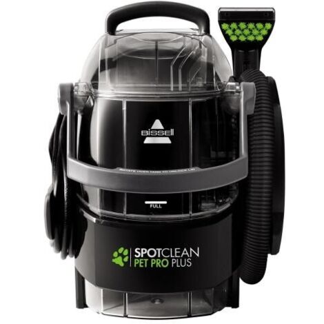 Bissell SpotClean Pet Pro Plus Pulitore a vapore cilindrico 2,8 L 750 W Nero, Trasparente