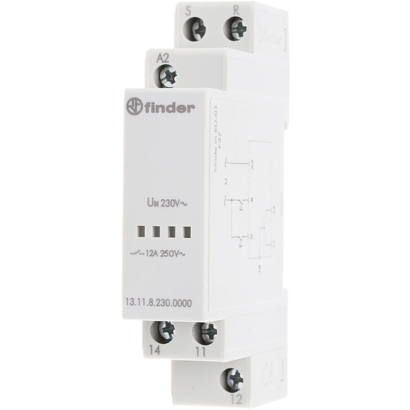 13 Series Relais de puissance 1 rt, bobine 230V c.a. Rail din 700mW ( Prix pour 1 ) - Finder