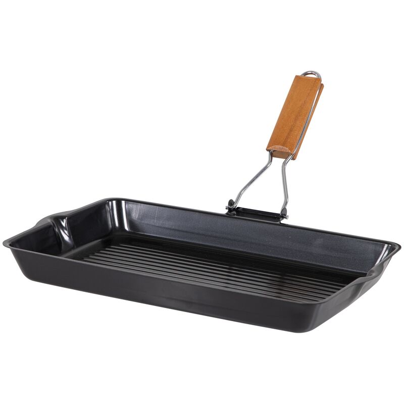 Bistecchiera 39X24 Zenith Nera in Carbon Steel