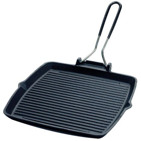 Bistecchiera mixgrill 24 x 24cm nero