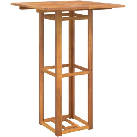 Bistro Table 75x75x110 cm Solid Wood Acacia vidaXL