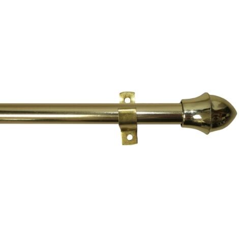 SECODIR BISTROT - Tringle à rideau extensible de 50 à 70 cm ø 12mm Coloris - Laitonné