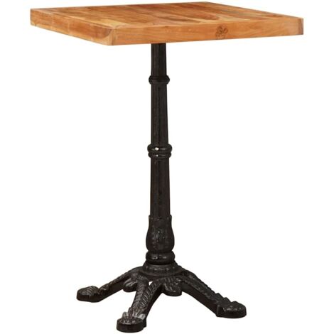 Bistrotisch Braun 50 x 50 x 76 cm Massivholz Akazie vidaXL