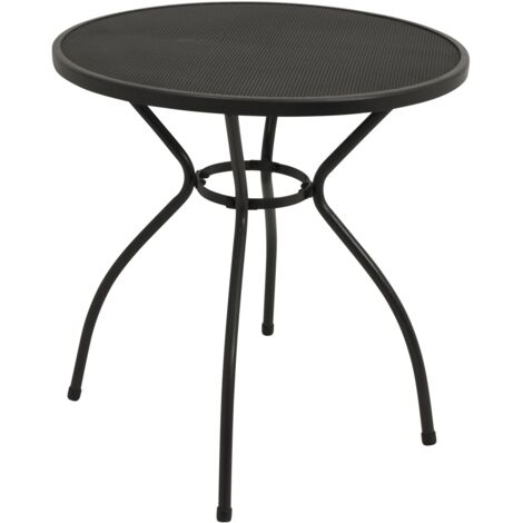 Bistrotisch CLASSIC 70cm rund, Streckmetall anthrazit