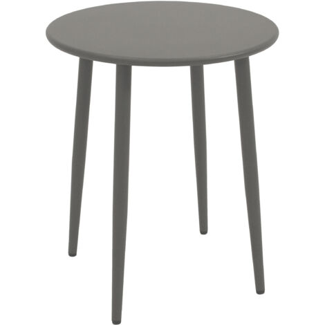 Bistrotisch DENVER 60cm rund, Metall grau