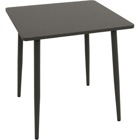 Bistrotisch DENVER 70x70cm quadratisch, Metall anthrazit