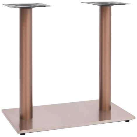 Bistrotisch-Gestell Messing 70x40x72 cm Edelstahl vidaXL