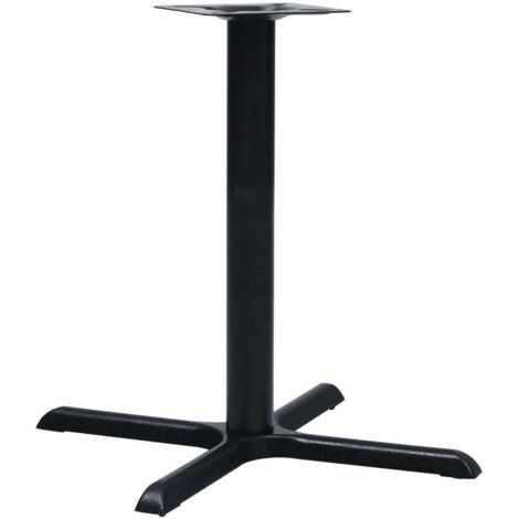 Bistrotisch-Gestell Schwarz 76x76x72 cm Gusseisen vidaXL