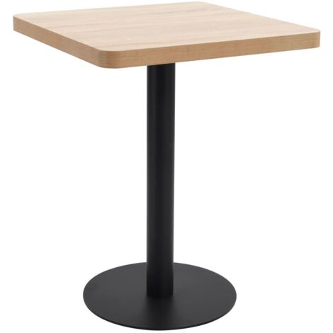 Bistrotisch Hellbraun 60x60 cm MDF CFW402775