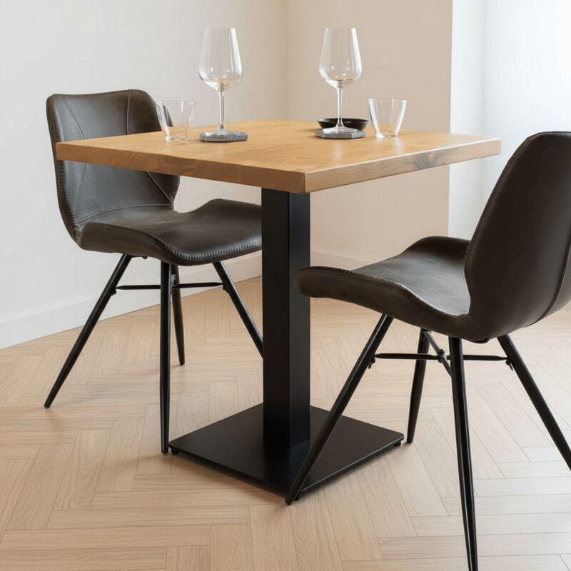 Dimehouse Bistrotisch Mangoholz Quadratisch