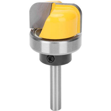 Bit de Nez Rond à Haute Résistance, Moulin à Tolérance à la Flexion, Coupe Industrielle, Bit de Boîte à Noyau à Double Arc avec Acier en Tungstène pour la Machine à Menuiserie