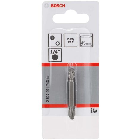 BIT DOPPIO PH2/PZ2 45 MM EXTRA HARD 1 PZ