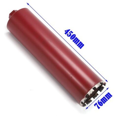 Bit Dry Wet Saw Hole Cutter Drilling Tool EU Ø76X450 mm Diamond Core Drill Bits