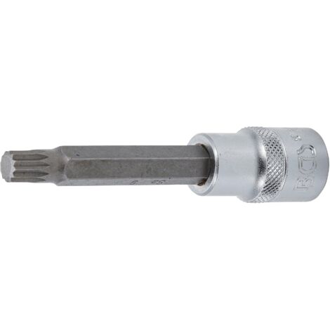 Bit-Einsatz  Länge 100 mm  Antrieb Innenvierkant 12,5 mm (1/2")  Innenvielzahn (für XZN) M9