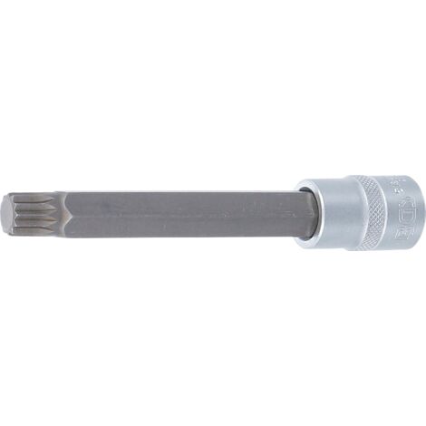 Bit-Einsatz Länge 140 mm Antrieb Innenvierkant 12,5 mm (1/2") Innenvielzahn (für XZN) M14