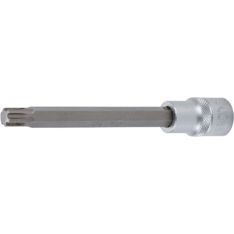 Bit-Einsatz  Länge 140 mm  Antrieb Innenvierkant 12,5 mm (1/2")  Keil-Profil (für RIBE) M10