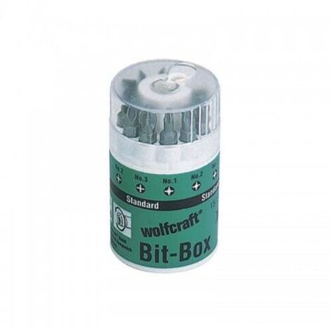 Bit - inserti per avvitatori Wolfcraft, con attacco esagonale da 1/4"