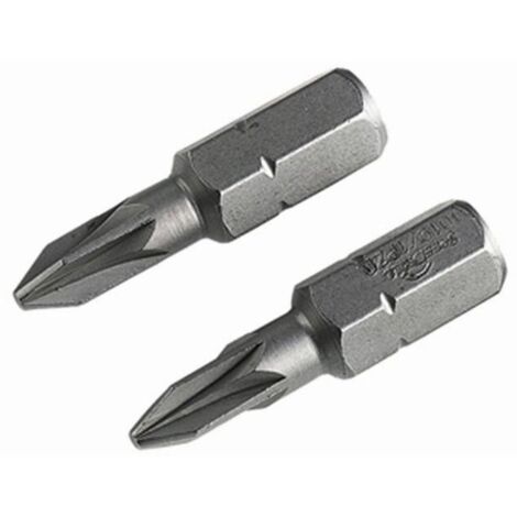Bit Kreuz-Schlitz PZ, 1x25mm, Inhalt 2 Stück