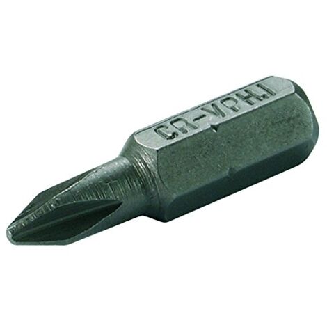 Bit  Länge 25 mm  Antrieb Außensechskant 6,3 mm (1/4")  Kreuzschlitz PH1