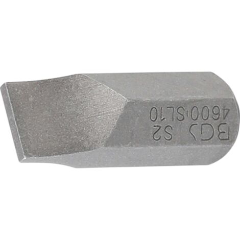 Bit Länge 30 mm Antrieb Außensechskant 10 mm (3/8") Schlitz 10 mm