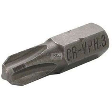Bit  Länge 30 mm  Antrieb Außensechskant 8 mm (5/16")  Kreuzschlitz PH4