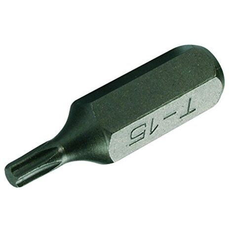 Bit  Länge 30 mm  Antrieb Außensechskant 8 mm (5/16")  T-Profil (für Torx) T15