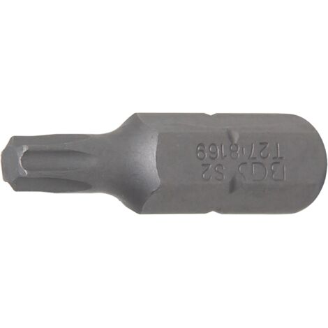 Bit  Länge 30 mm  Antrieb Außensechskant 8 mm (5/16")  T-Profil (für Torx) T27