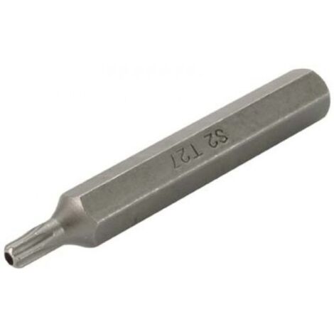 Bit  Länge 75 mm  Antrieb Außensechskant 10 mm (3/8")  T-Profil (für Torx) mit Bohrung T27