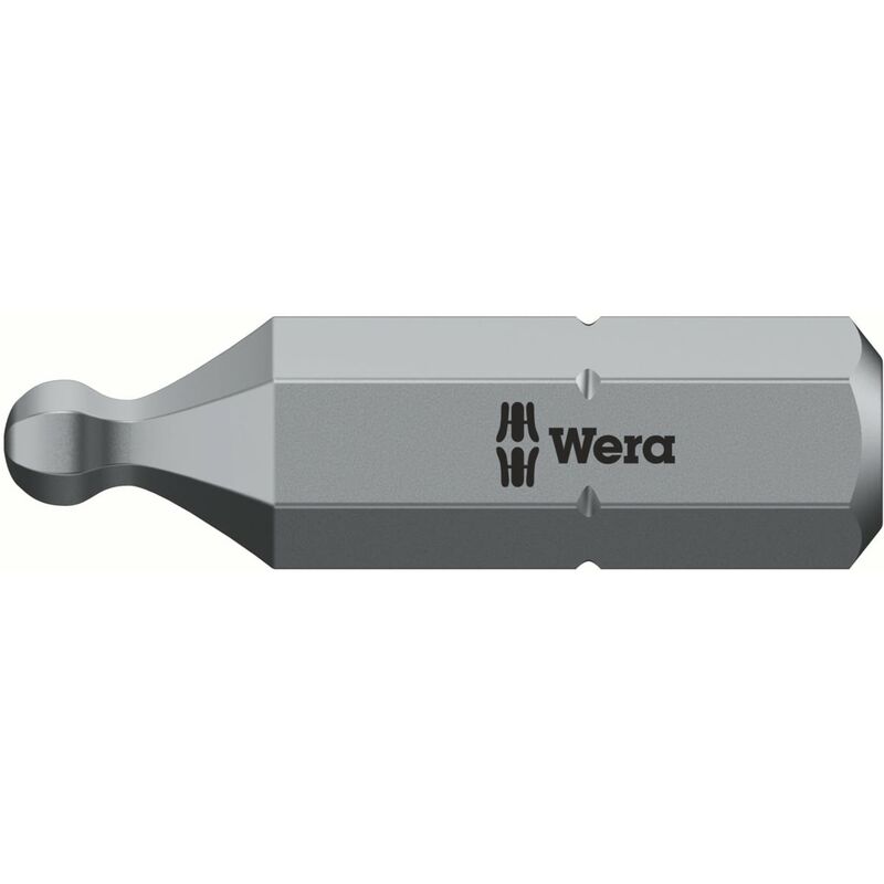 Wera - Bit per esagono, 1/4 pollice con testa