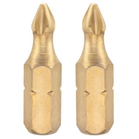 Bit Philips 1 Titan-Nitrid 2 Stück Bits