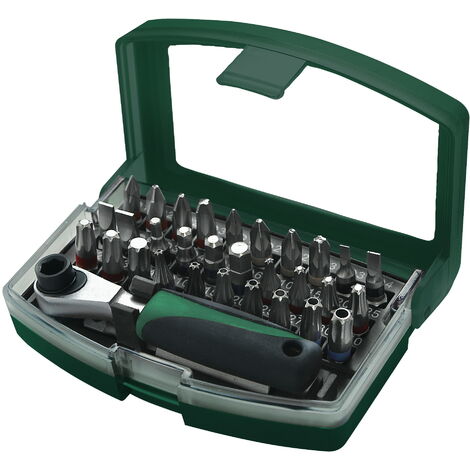Bit-Satz-Box 32-teilig in Kunststoffbox