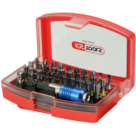 Bit-Satz KS TOOLS Torsion Power - Farbcodiertes Schrauben - 32-teilig - 918.3030