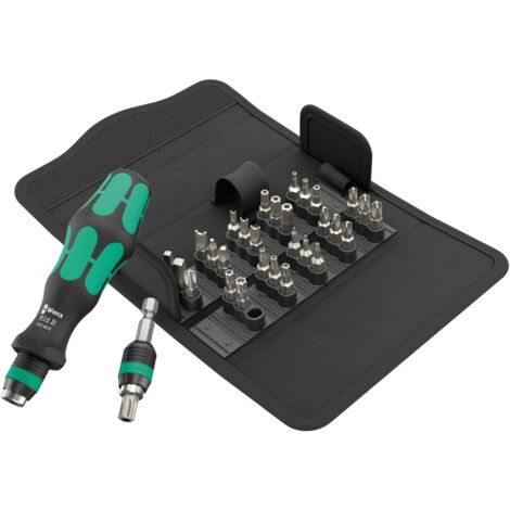 Bit-Sortiment Kraftform Kompakt 71 Security 32-teilig Wera