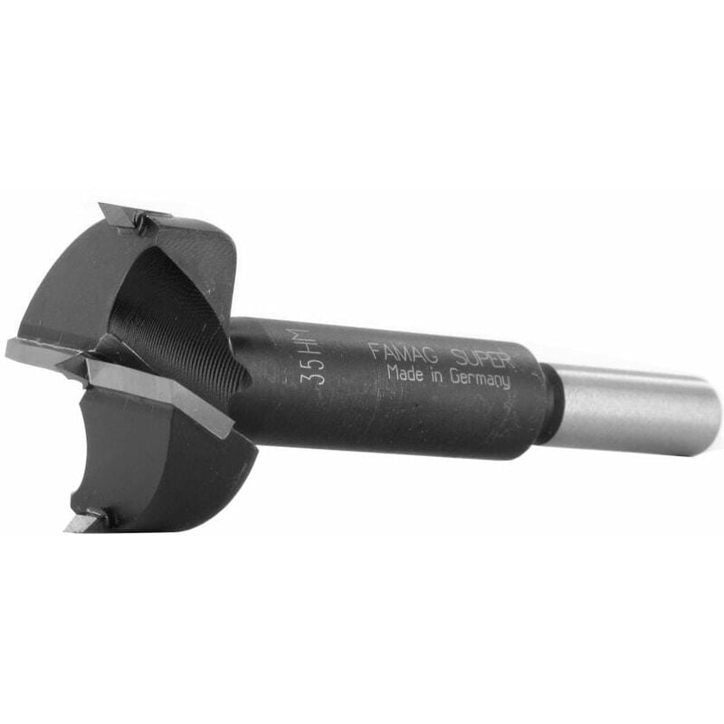 FAMAG 20mm Carbide Tipped TCT Cylinder Boring Forstner Bit, OAL90mm, 1662020