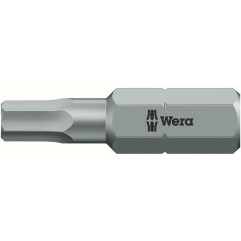 Bit zähhart 1/4 DIN 3126 C6,3 Innensechskant 1,5x25mm Wera