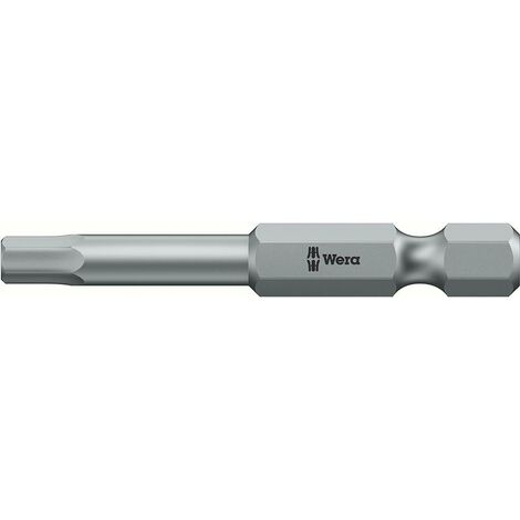 Bit zähhart 1/4 DIN 3126 E6,3 Innensechskant 6x50mm Wera