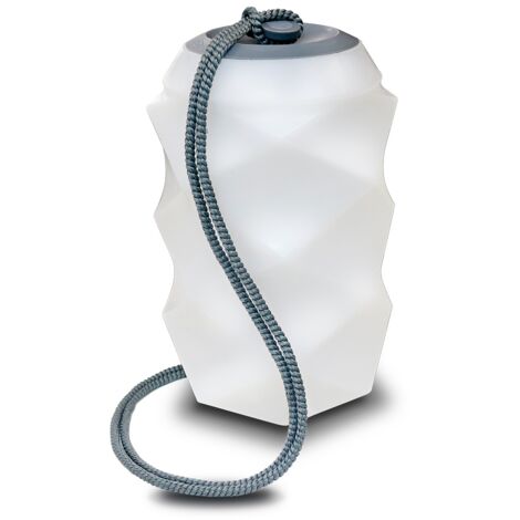 BITA Lampe suspendue avec lumière LED RGB et batterie rechargeable. Fabriquée en Espagne avec des fibres naturelles