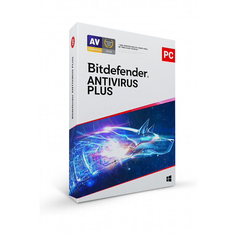 Bitdefender - Antivirus Plus 2022 - 3 pc – 2 ans