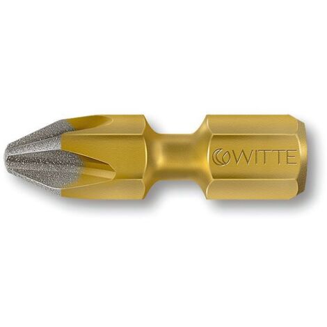 BITFLEX DIAMOND Guide d’embout Phillips 1/4" court (PH2x25)  WITTE 27972