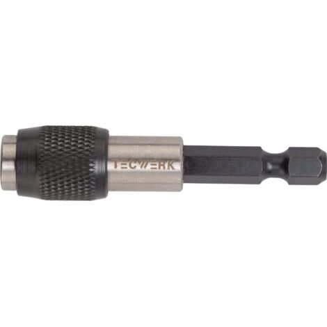 Bithalter 1/4 Zoll F 6,3 1/4 Zoll C 6,3 SWF L.60mm TECWERK