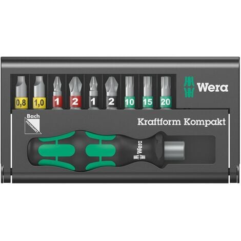 Bits-Sortiment Kraftform Kompakt 13 PROMOTION Bach Tool Finder Wera