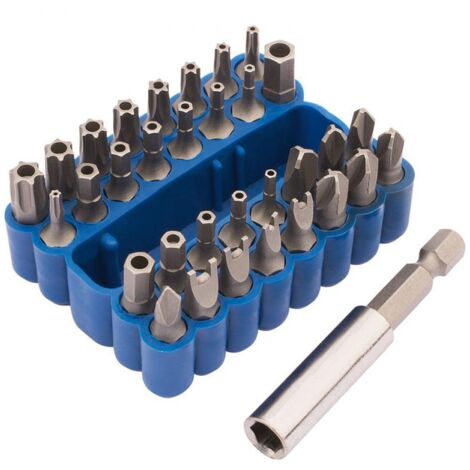 bitsatz draper sicherheit 33 teilige quadrat 1/4 torx btr flach
